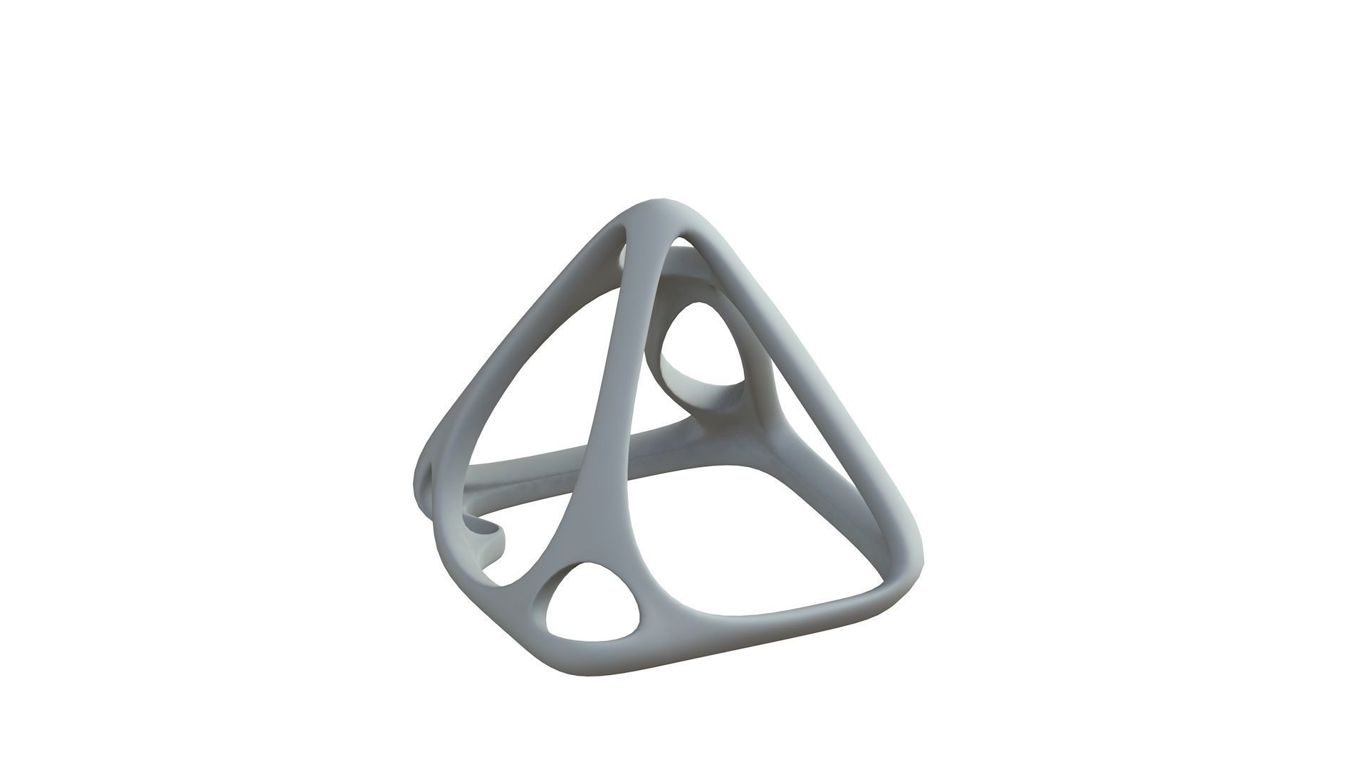 SciFi Cube Object No 58375 Low Poly Shape Low-poly 3D model_7