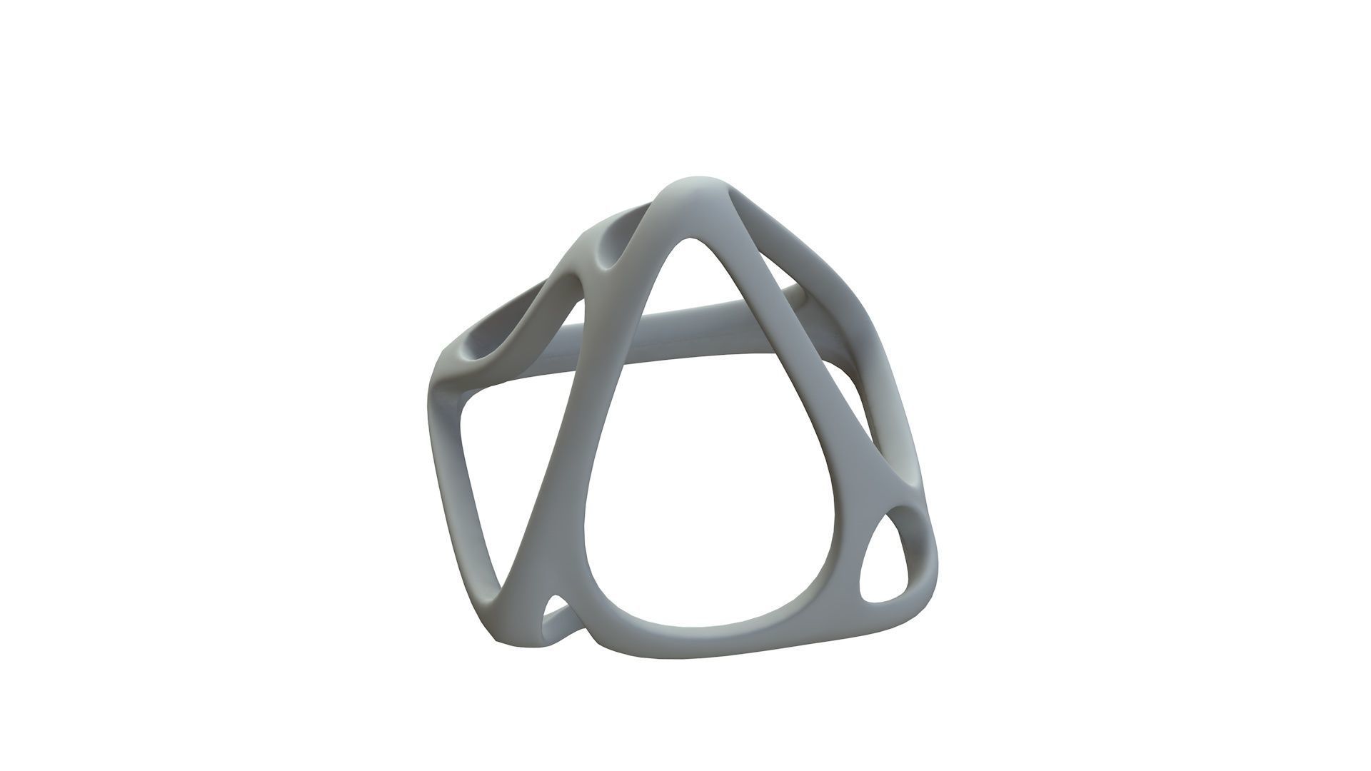 SciFi Cube Object No 58375 Low Poly Shape Low-poly 3D model_14