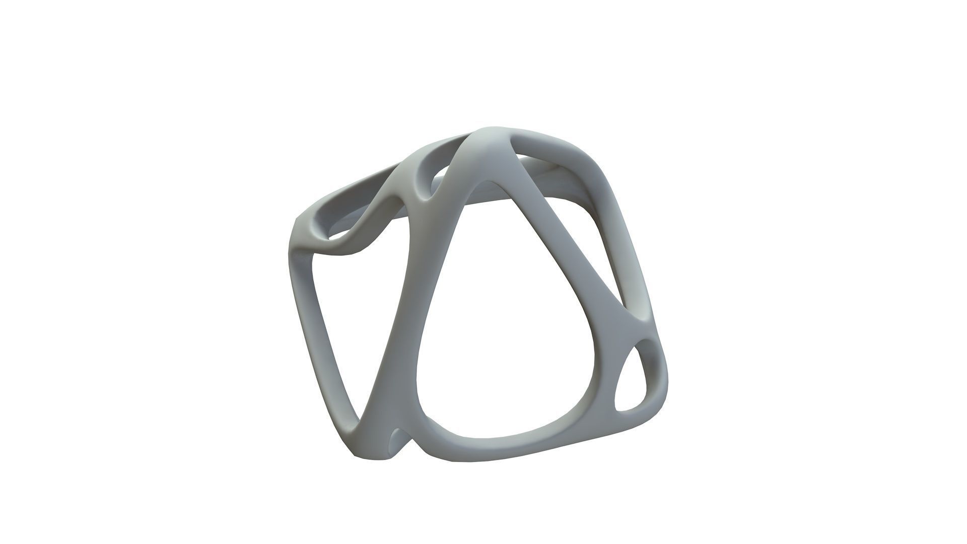 SciFi Cube Object No 58375 Low Poly Shape Low-poly 3D model_16