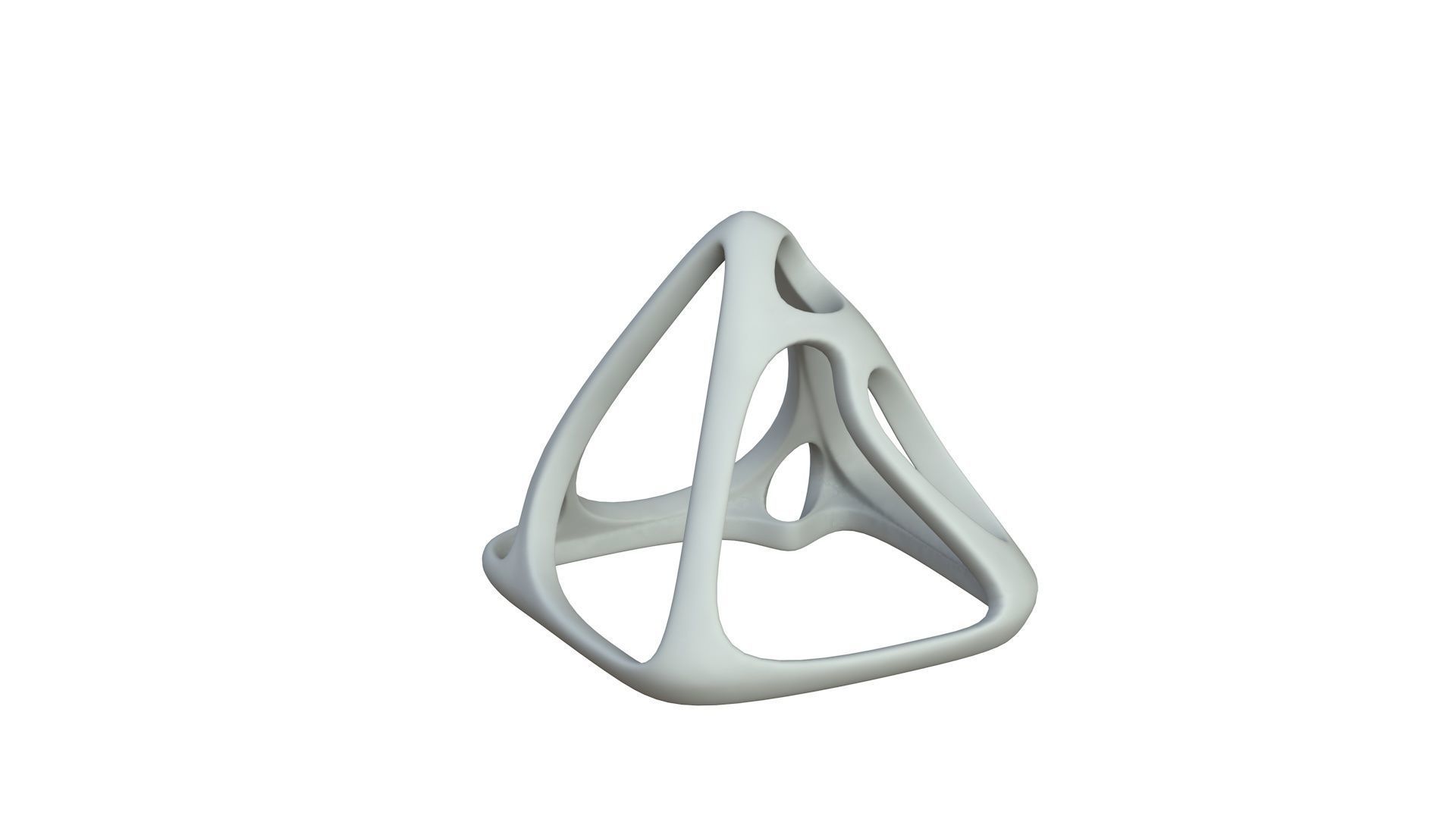 SciFi Cube Object No 58375 Low Poly Shape Low-poly 3D model_3