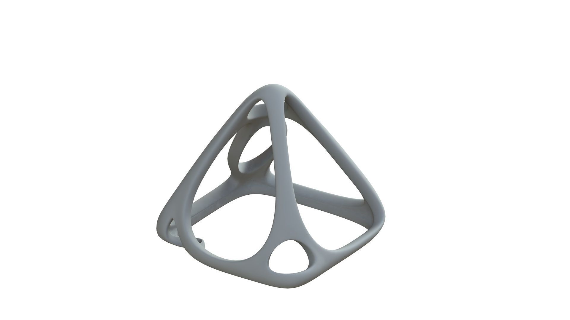 SciFi Cube Object No 58375 Low Poly Shape Low-poly 3D model_9