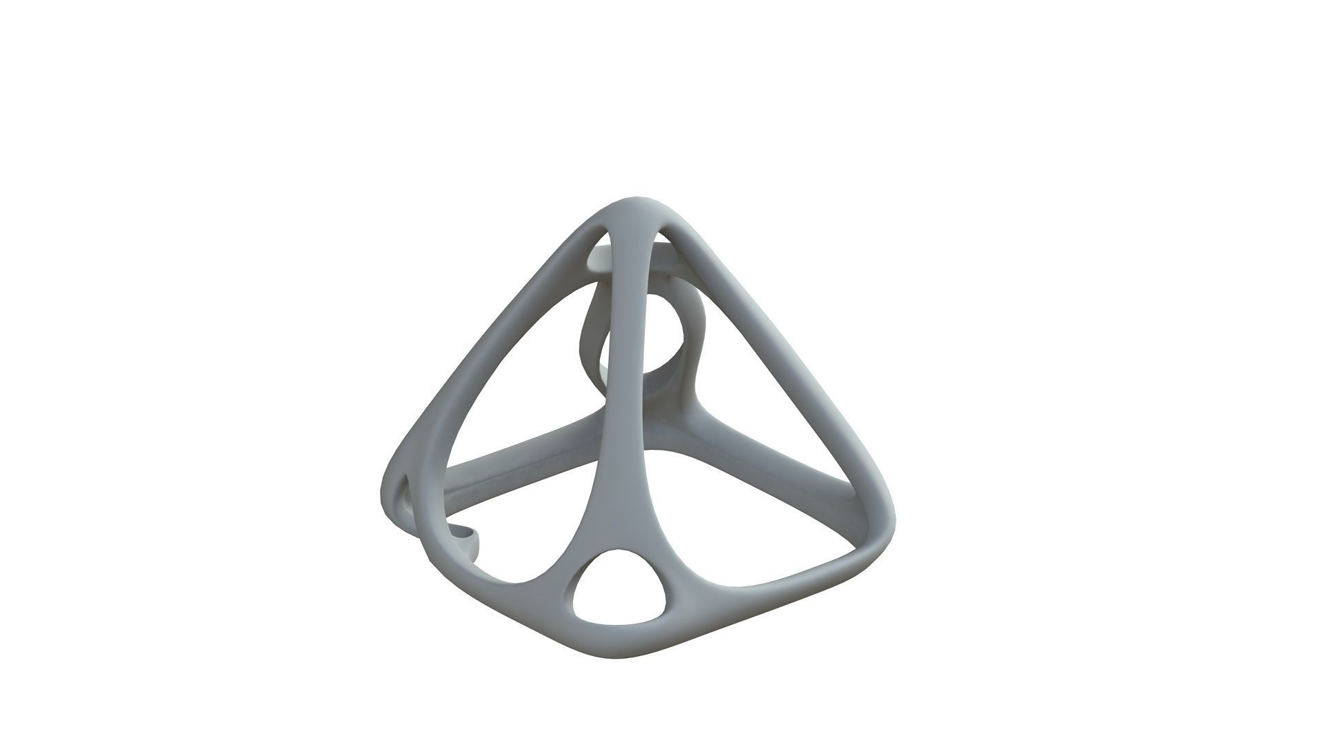 SciFi Cube Object No 58375 Low Poly Shape Low-poly 3D model_8