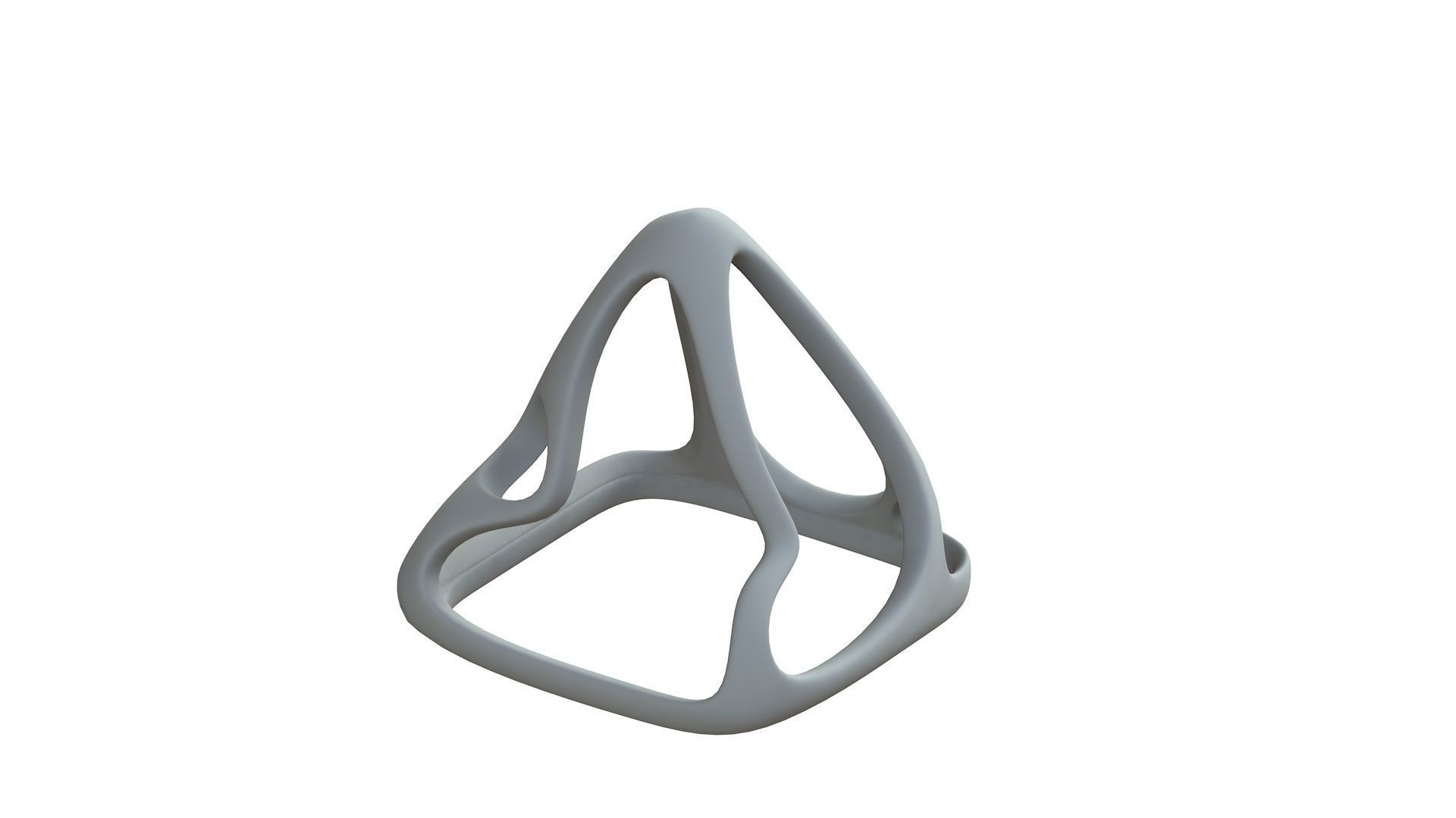 SciFi Cube Object No 58276 Low Poly Shape Low-poly 3D model_9