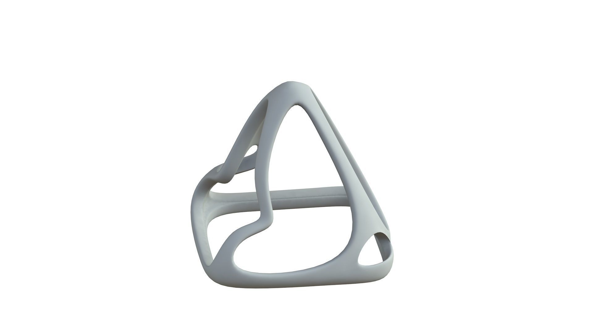 SciFi Cube Object No 58276 Low Poly Shape Low-poly 3D model_6