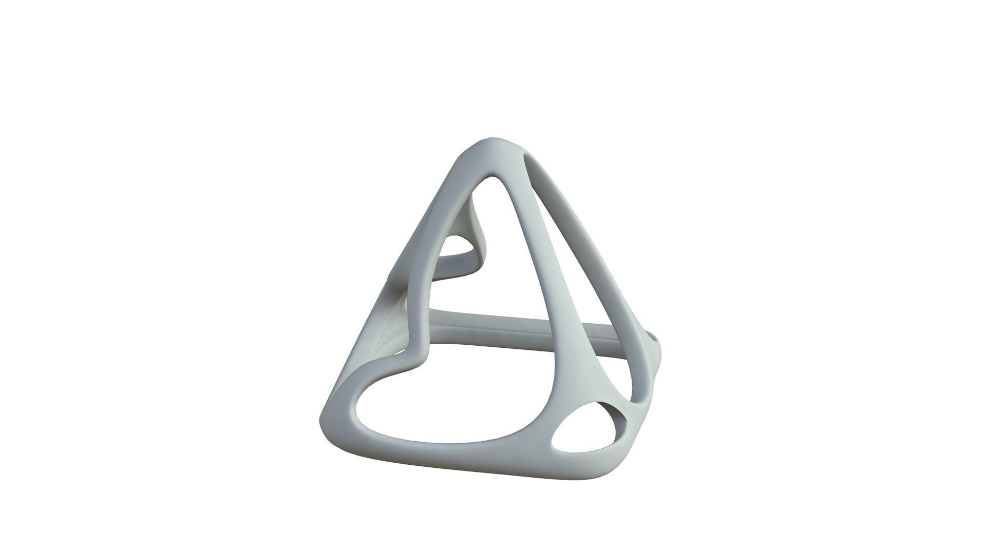 SciFi Cube Object No 58276 Low Poly Shape Low-poly 3D model_5