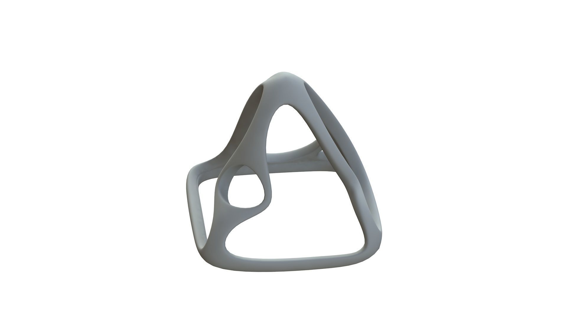 SciFi Cube Object No 58276 Low Poly Shape Low-poly 3D model_13