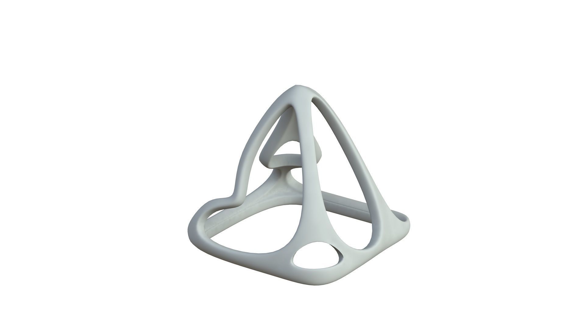 SciFi Cube Object No 58276 Low Poly Shape Low-poly 3D model_4