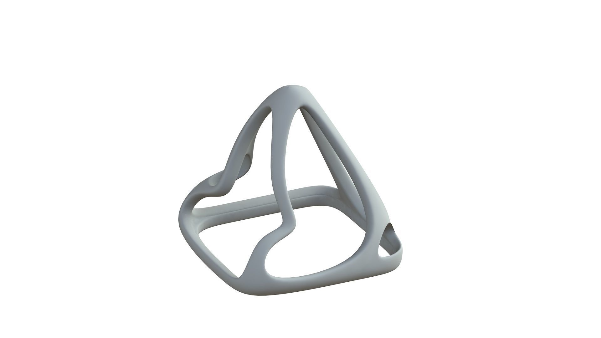 SciFi Cube Object No 58276 Low Poly Shape Low-poly 3D model_7