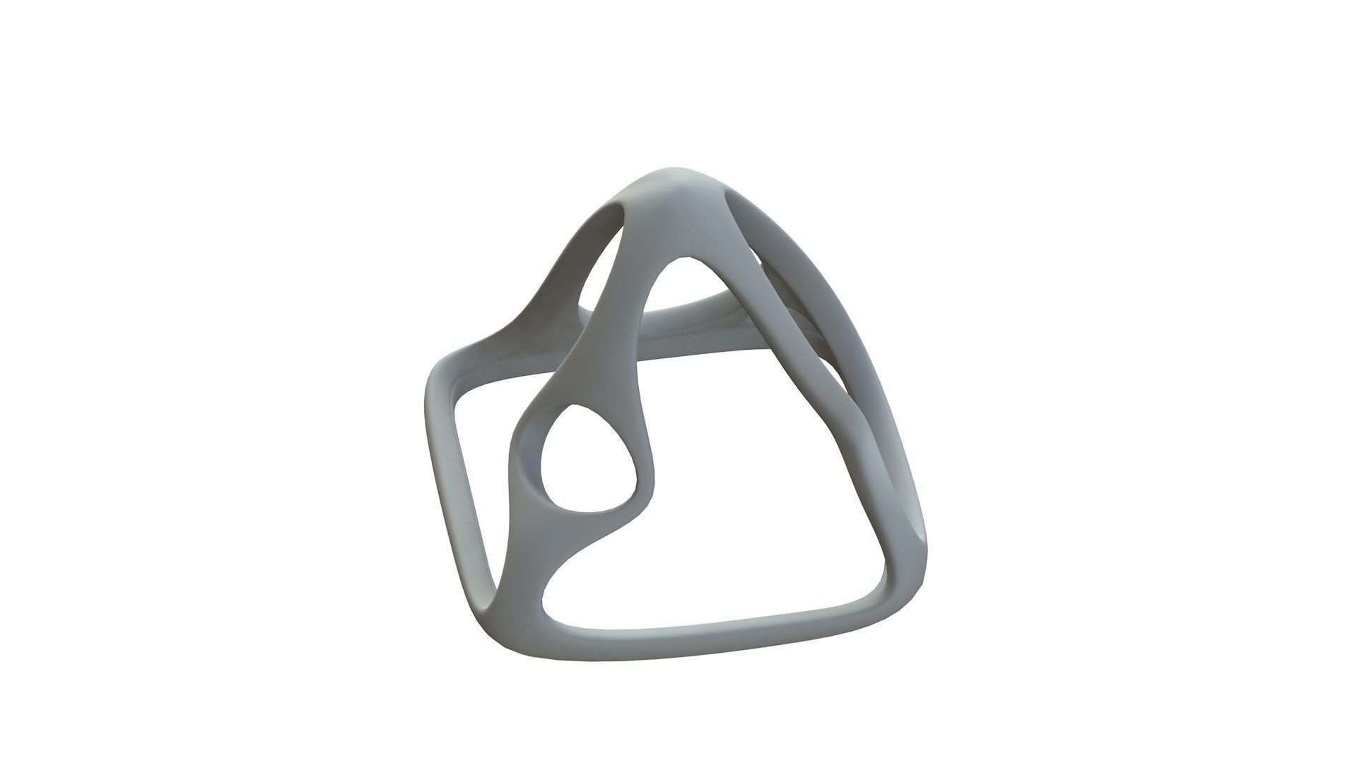 SciFi Cube Object No 58276 Low Poly Shape Low-poly 3D model_14