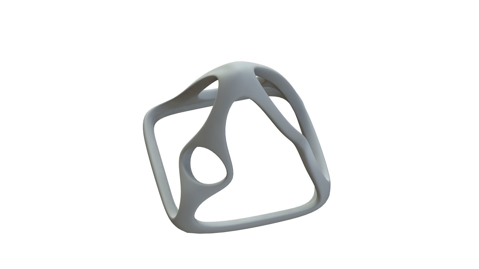 SciFi Cube Object No 58276 Low Poly Shape Low-poly 3D model_16