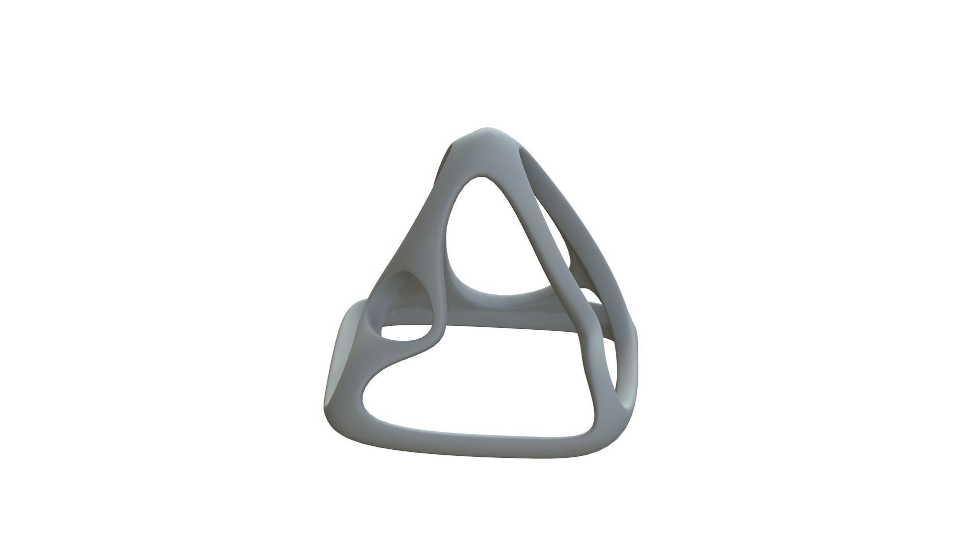 SciFi Cube Object No 58276 Low Poly Shape Low-poly 3D model_11