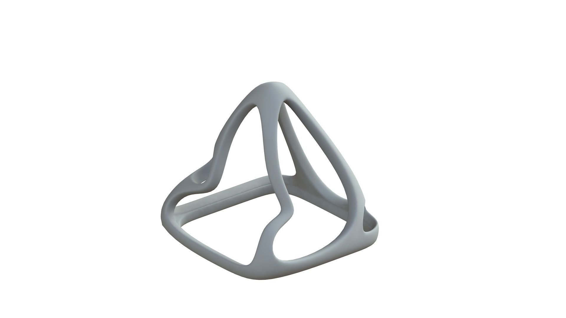 SciFi Cube Object No 58276 Low Poly Shape Low-poly 3D model_8