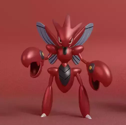 Pokemon - Scizor with 2 poses