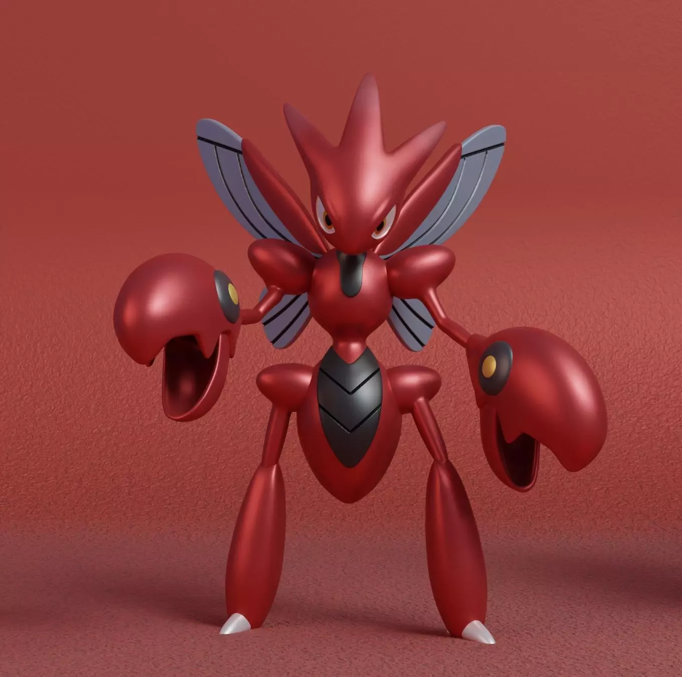 Pokemon - Scizor with 2 poses 3D print model_0