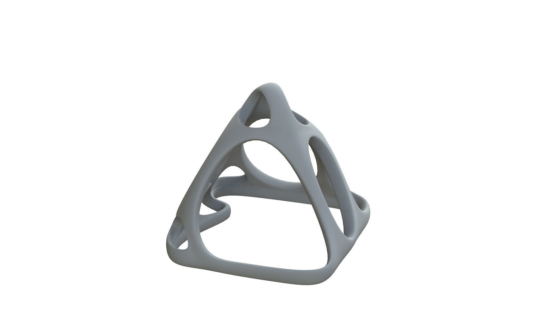 SciFi Cube Object No 58242 Low Poly Shape Low-poly 3D model_10