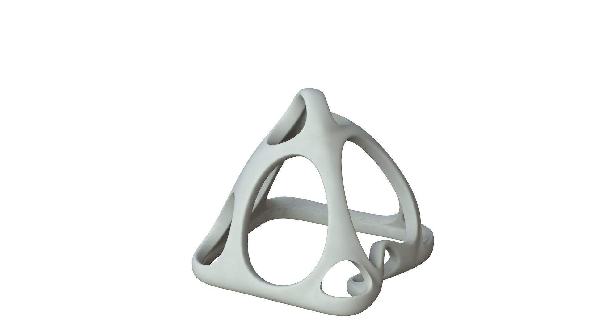 SciFi Cube Object No 58242 Low Poly Shape Low-poly 3D model_1