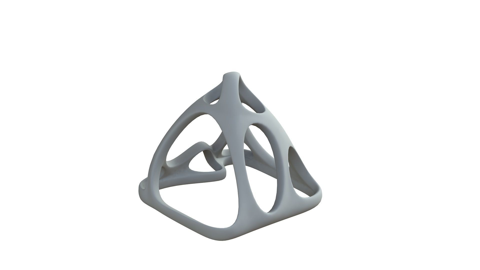 SciFi Cube Object No 58242 Low Poly Shape Low-poly 3D model_8