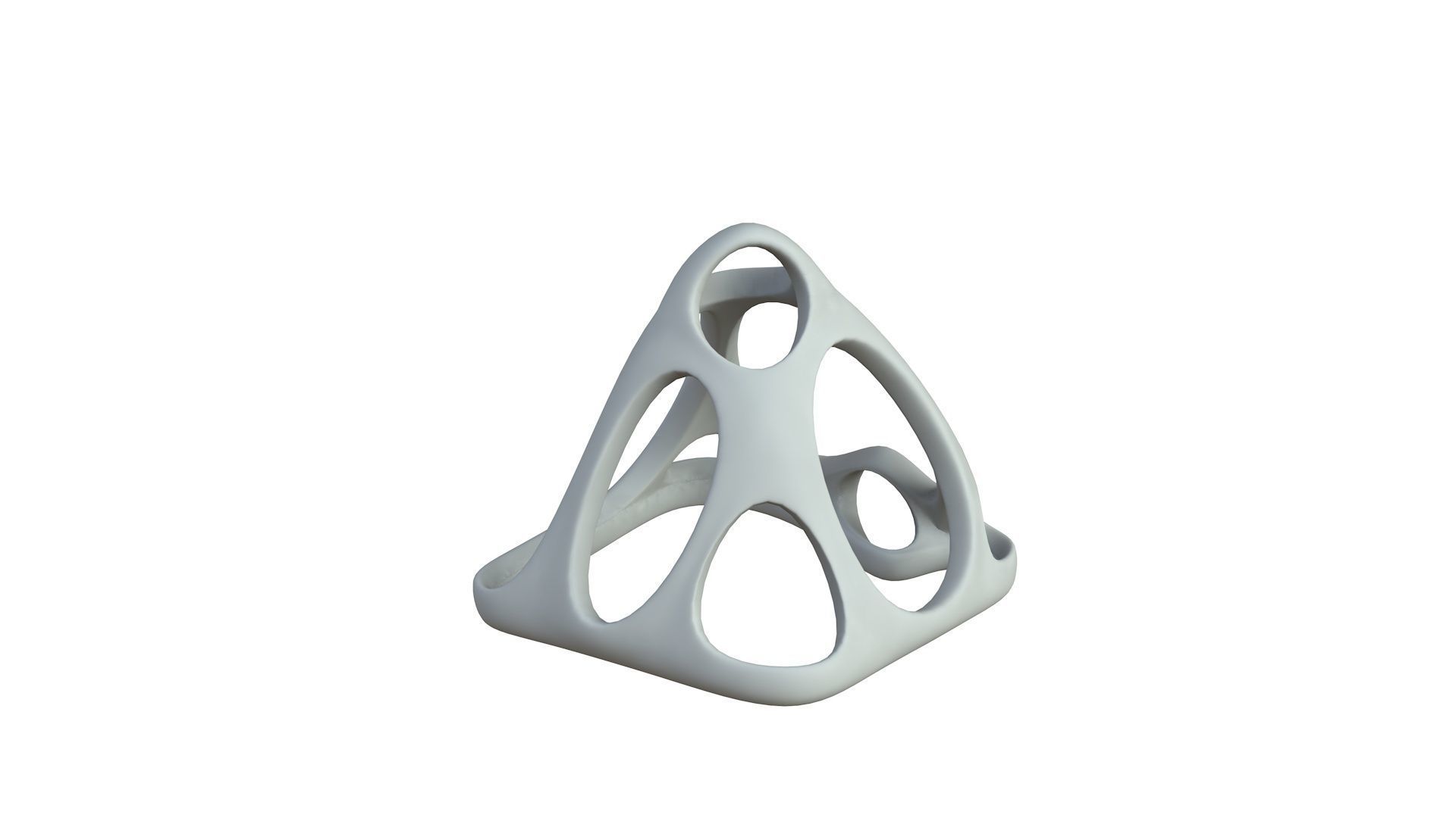 SciFi Cube Object No 58242 Low Poly Shape Low-poly 3D model_4