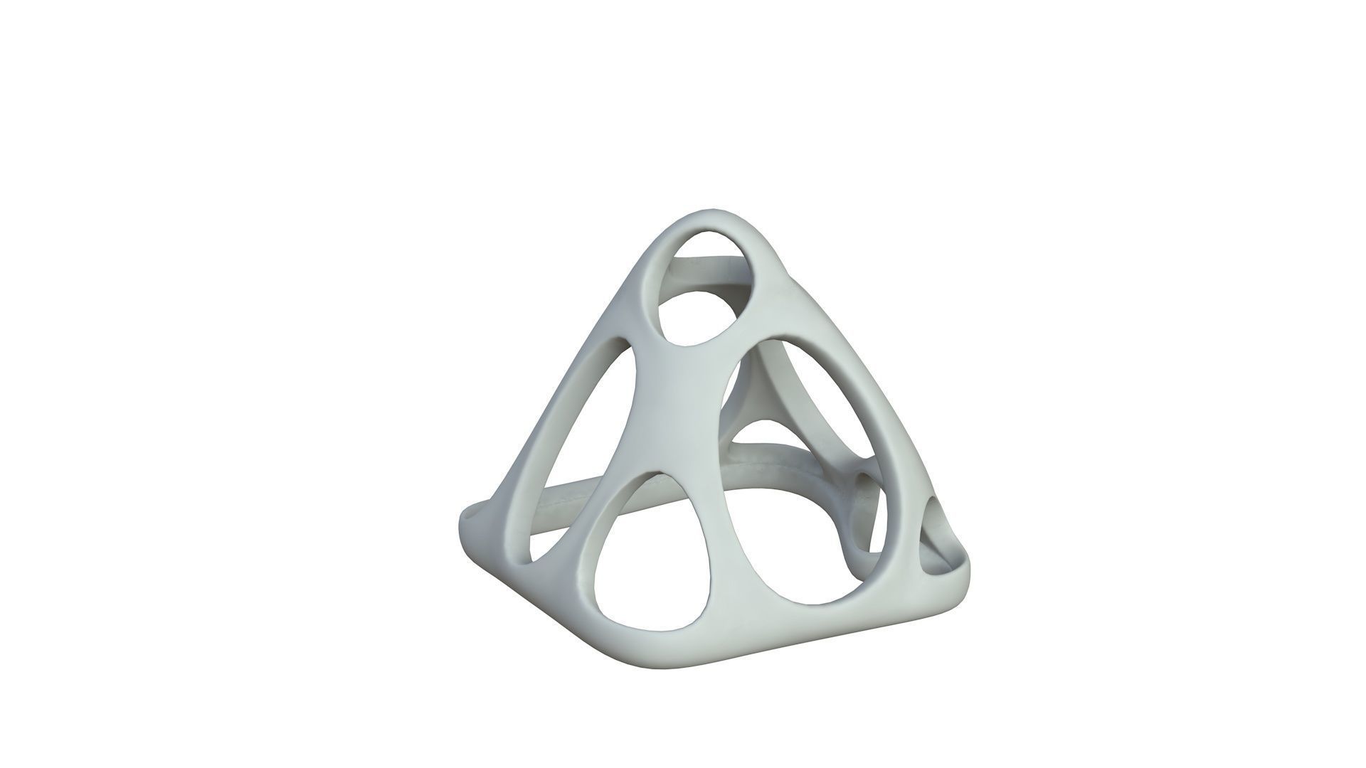 SciFi Cube Object No 58242 Low Poly Shape Low-poly 3D model_3