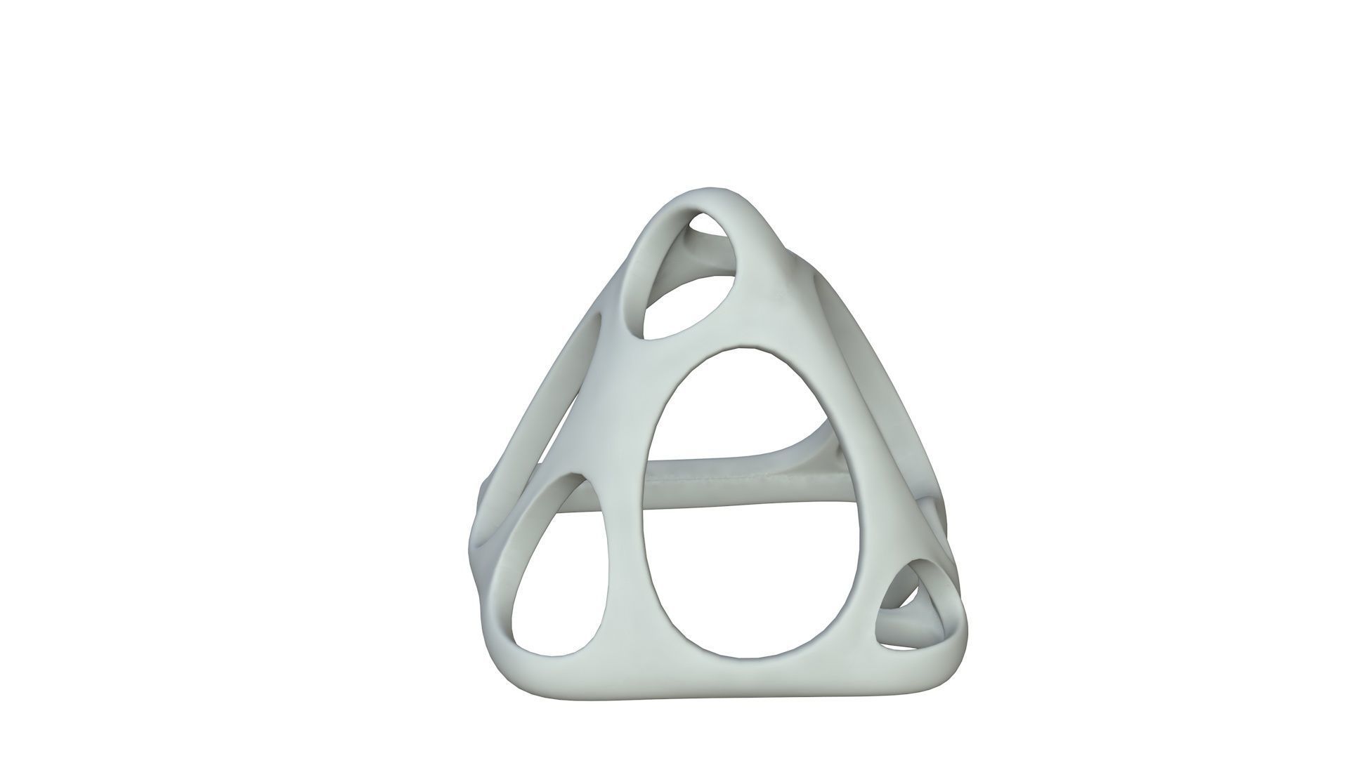 SciFi Cube Object No 58242 Low Poly Shape Low-poly 3D model_2