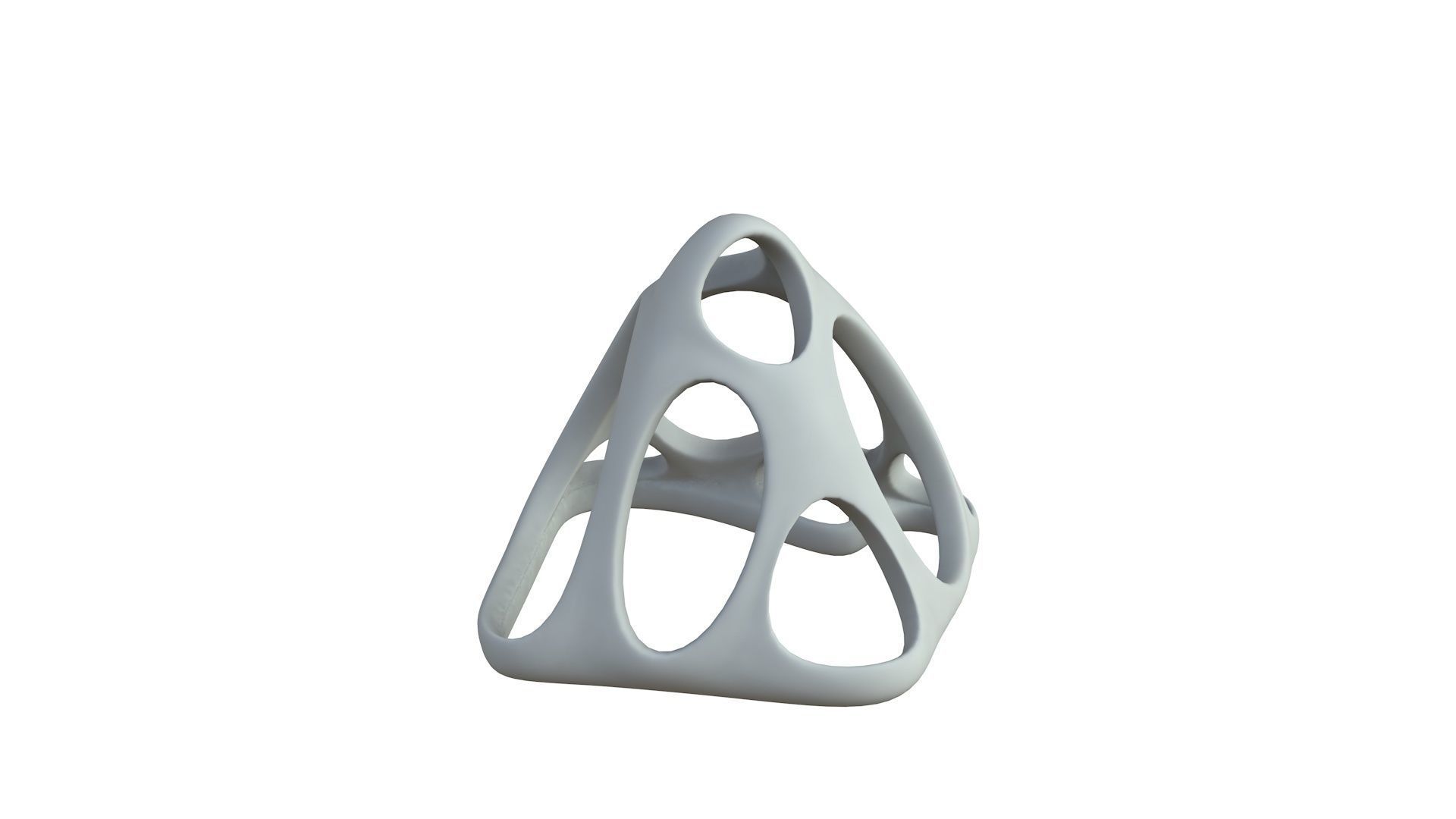 SciFi Cube Object No 58242 Low Poly Shape Low-poly 3D model_5