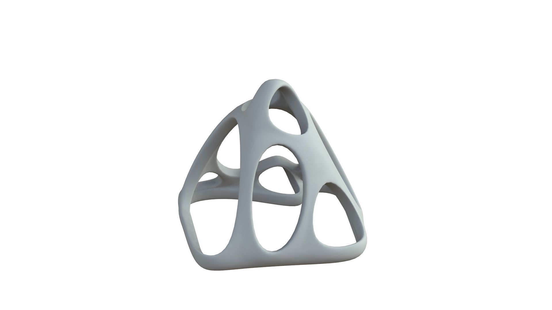 SciFi Cube Object No 58242 Low Poly Shape Low-poly 3D model_6