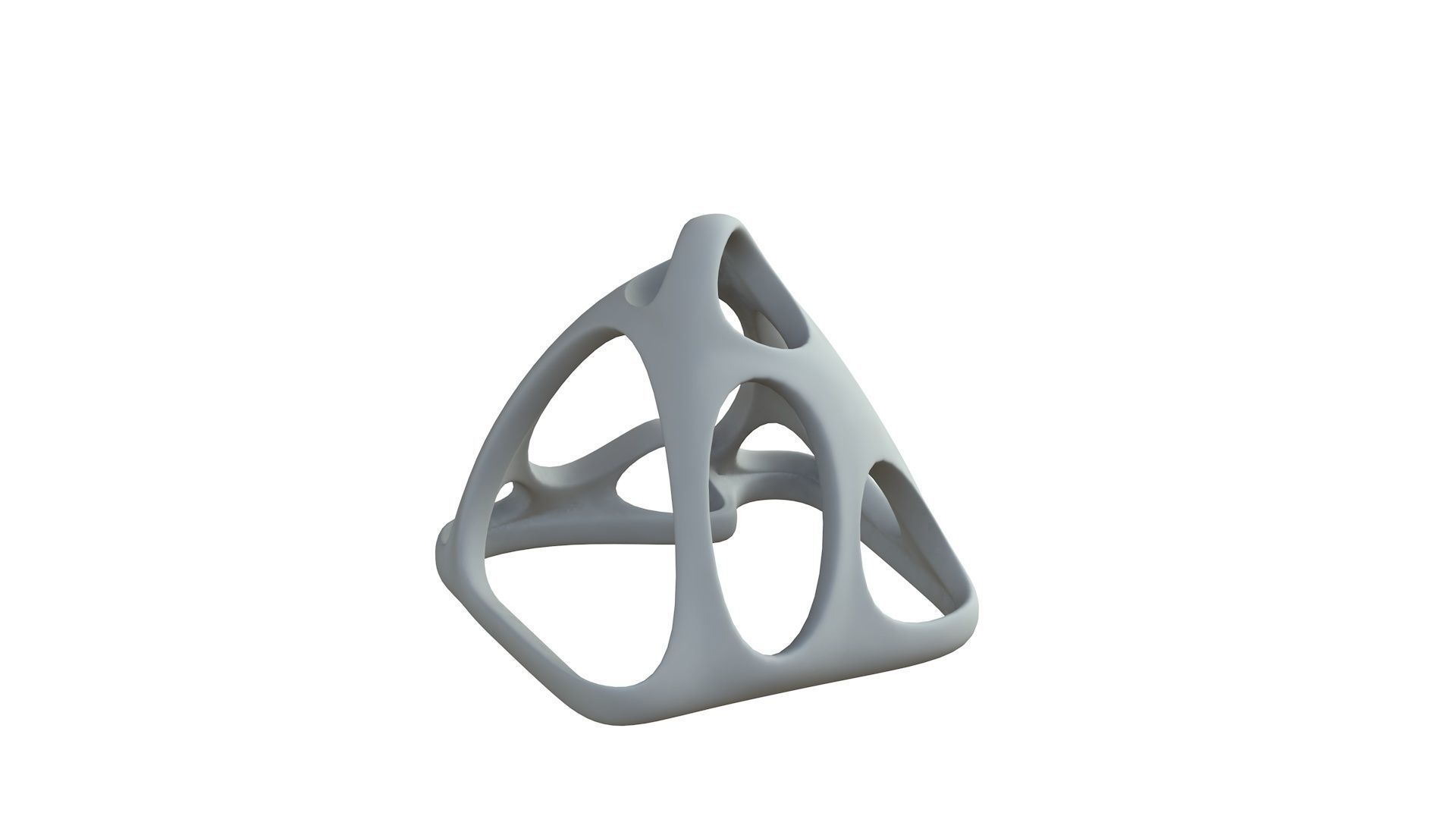 SciFi Cube Object No 58242 Low Poly Shape Low-poly 3D model_7