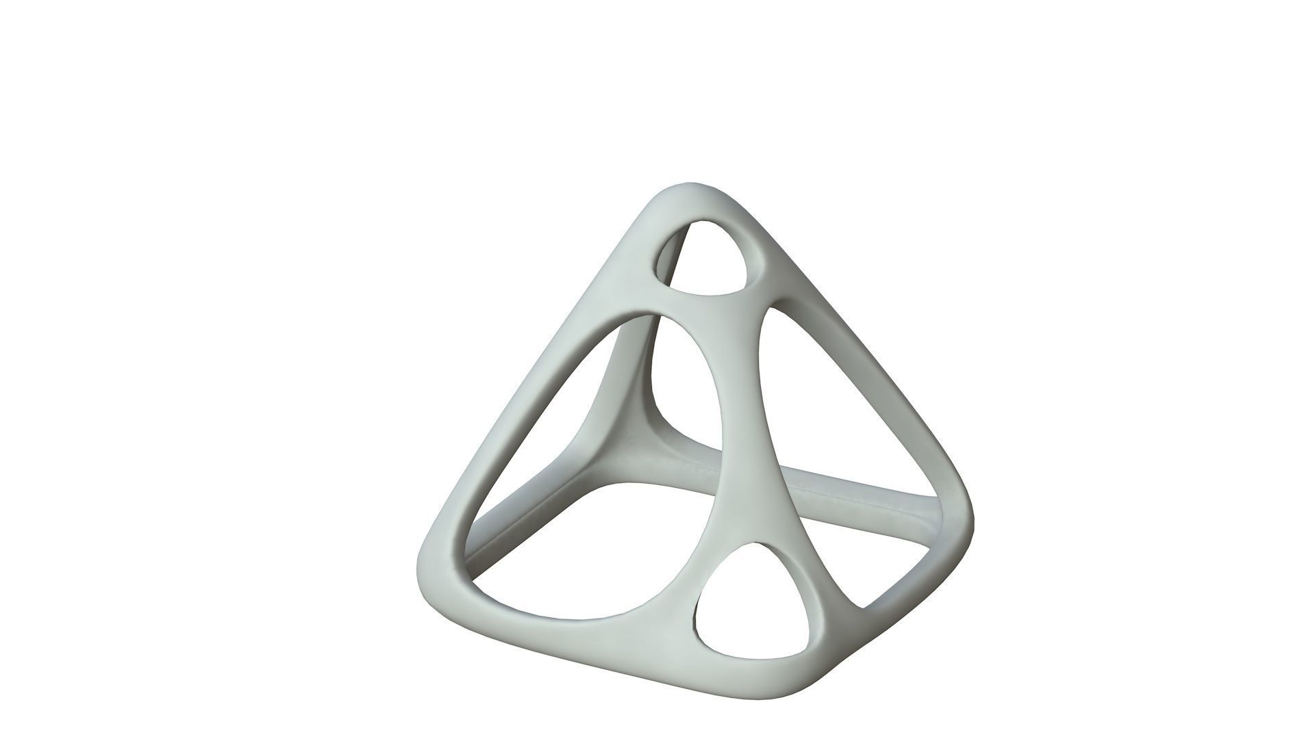 SciFi Cube Object No 57986 Low Poly Shape Low-poly 3D model_1