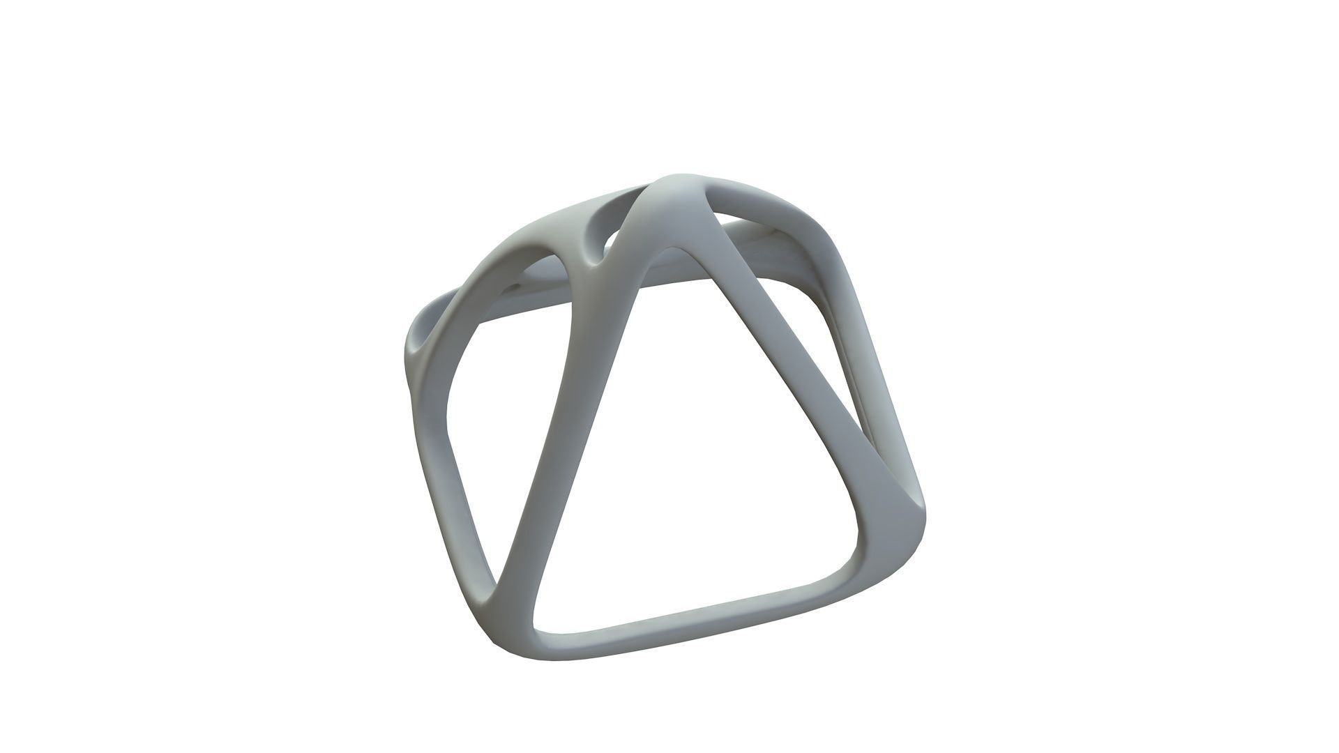 SciFi Cube Object No 57986 Low Poly Shape Low-poly 3D model_17