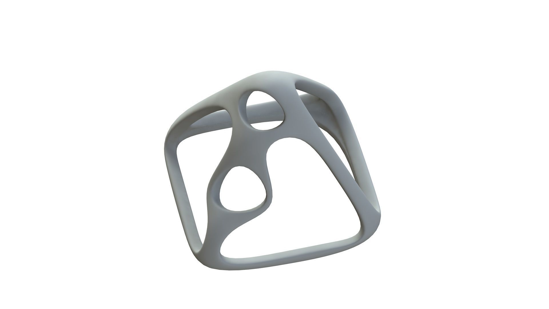 SciFi Cube Object No 57948 Low Poly Shape Low-poly 3D model_15