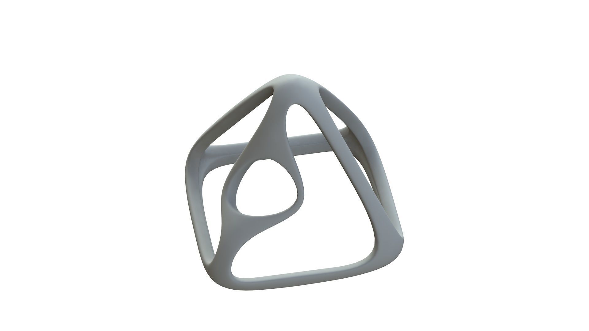 SciFi Cube Object No 57924 Low Poly Shape Low-poly 3D model_14