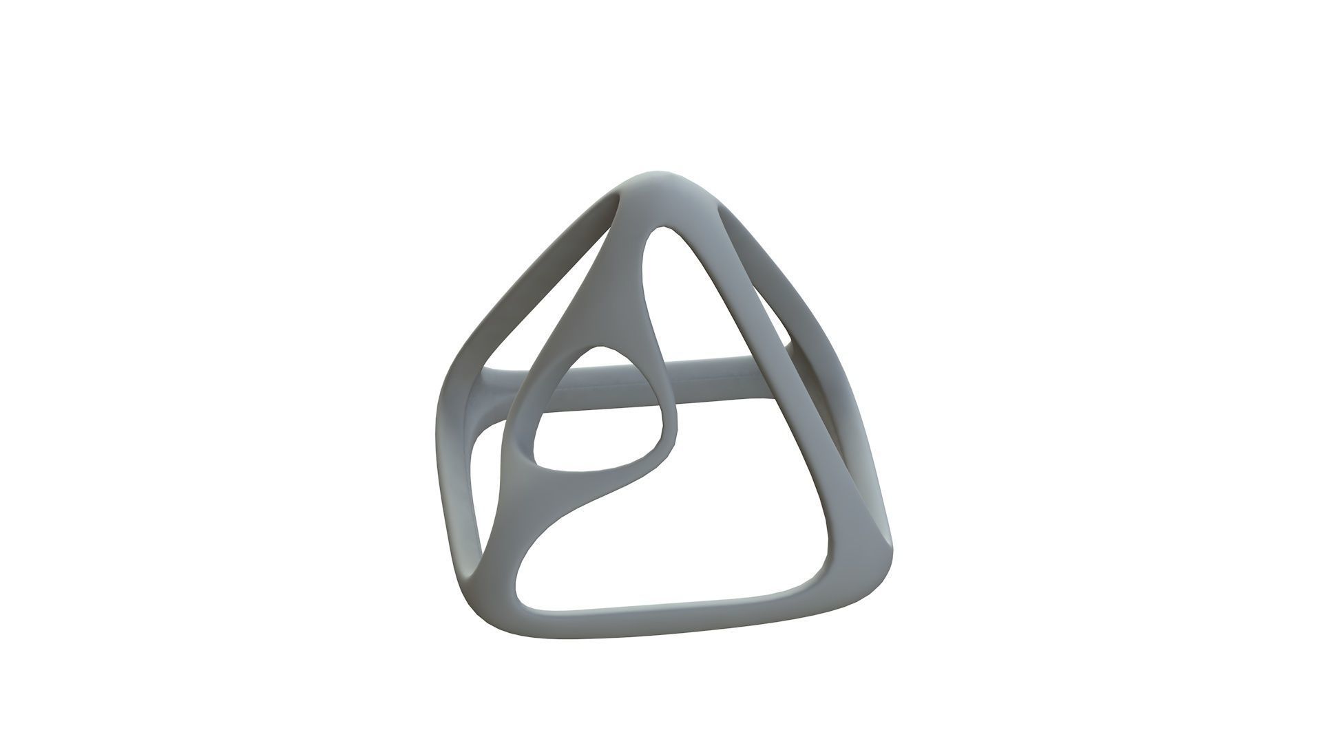 SciFi Cube Object No 57924 Low Poly Shape Low-poly 3D model_13