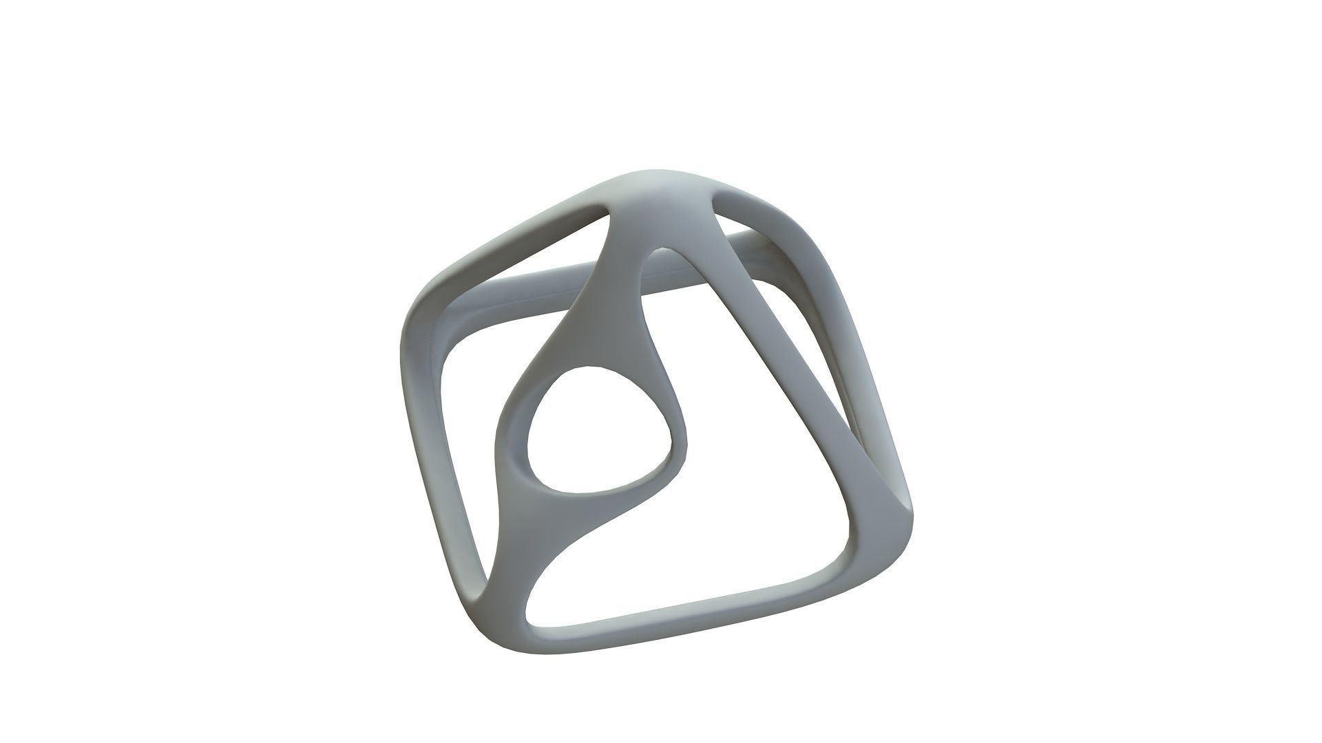 SciFi Cube Object No 57924 Low Poly Shape Low-poly 3D model_15