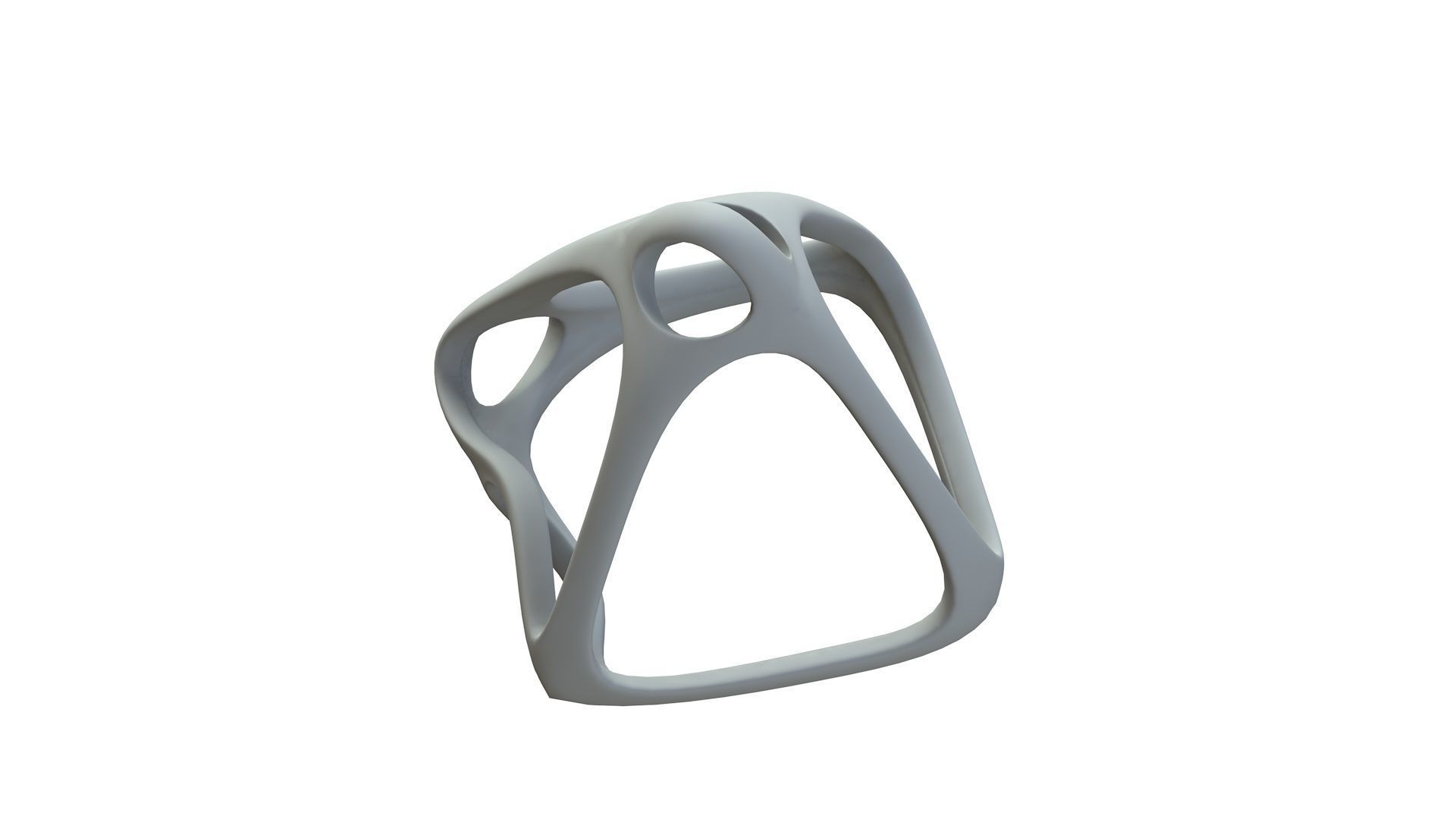 SciFi Cube Object No 57838 Low Poly Shape Low-poly 3D model_16