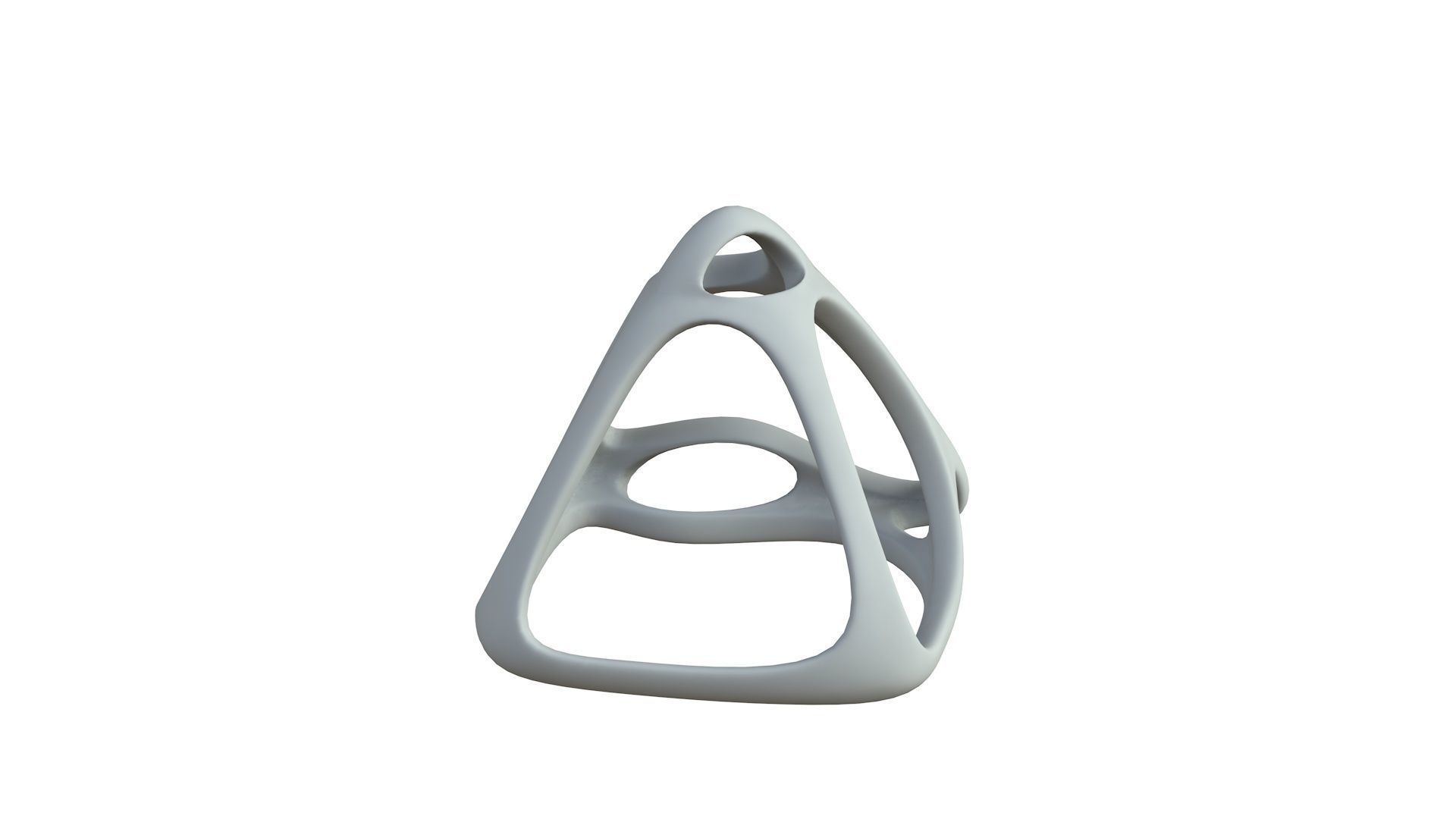 SciFi Cube Object No 57838 Low Poly Shape Low-poly 3D model_5