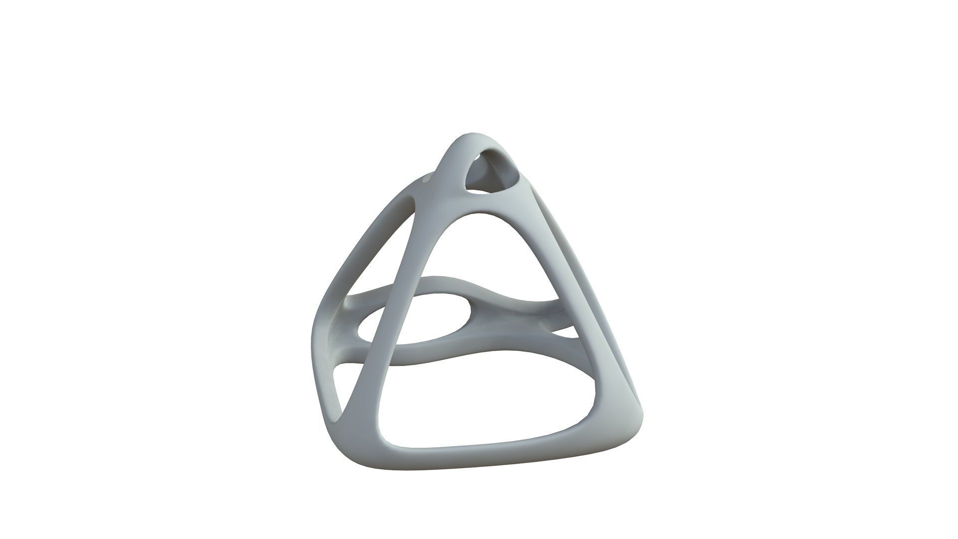 SciFi Cube Object No 57838 Low Poly Shape Low-poly 3D model_6