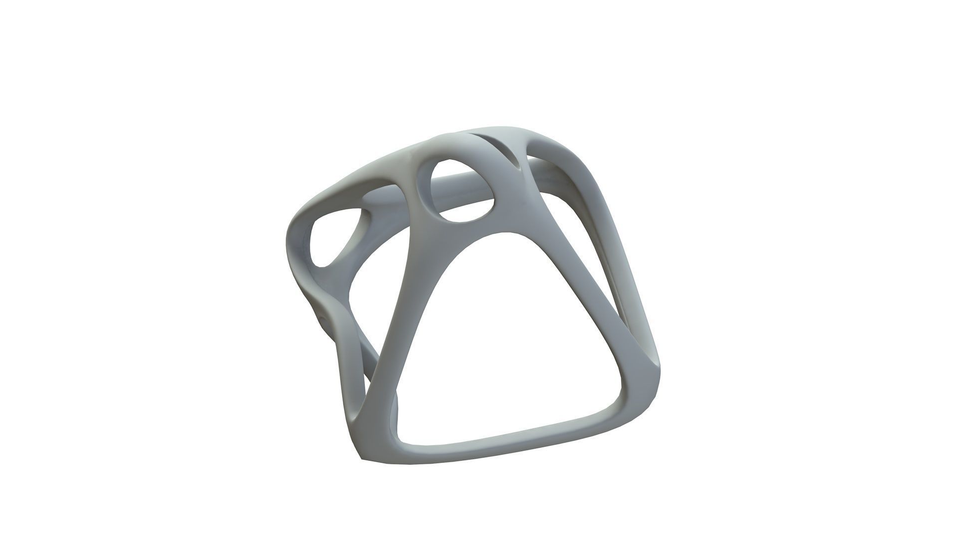 SciFi Cube Object No 57838 Low Poly Shape Low-poly 3D model_17