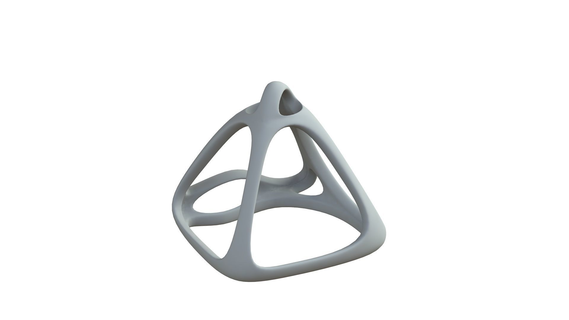 SciFi Cube Object No 57838 Low Poly Shape Low-poly 3D model_7