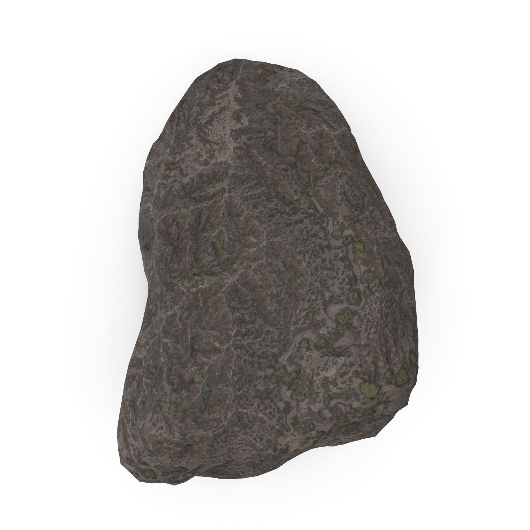 Lowpoly Rock 5 Low-poly 3D model_5