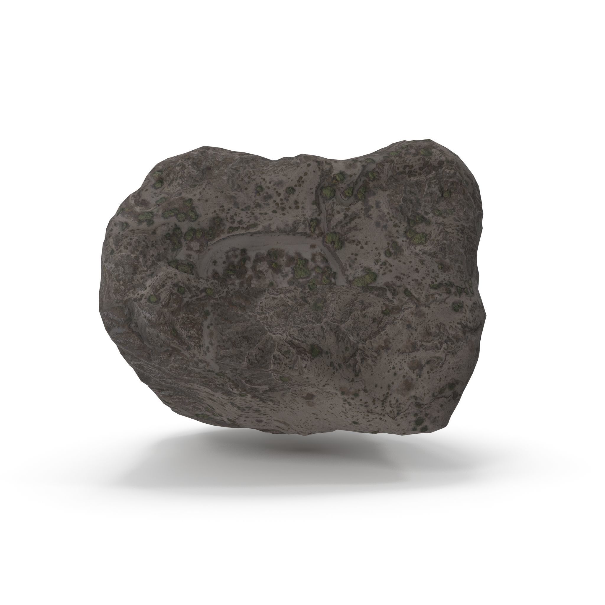 Lowpoly Rock 5 Low-poly 3D model_7