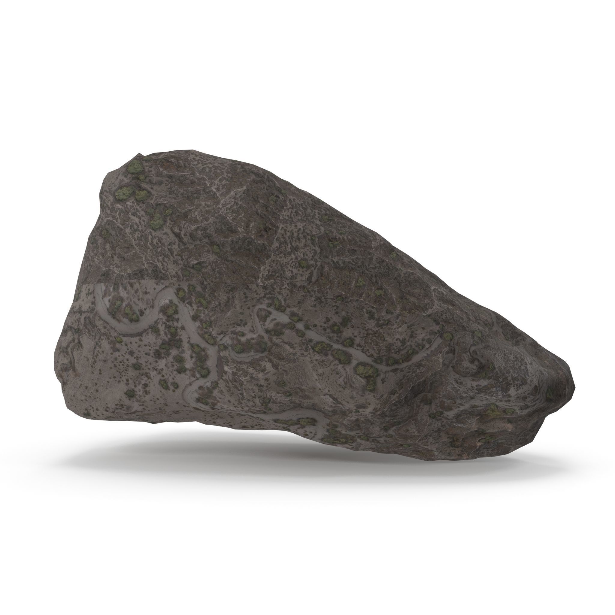 Lowpoly Rock 5 Low-poly 3D model_8