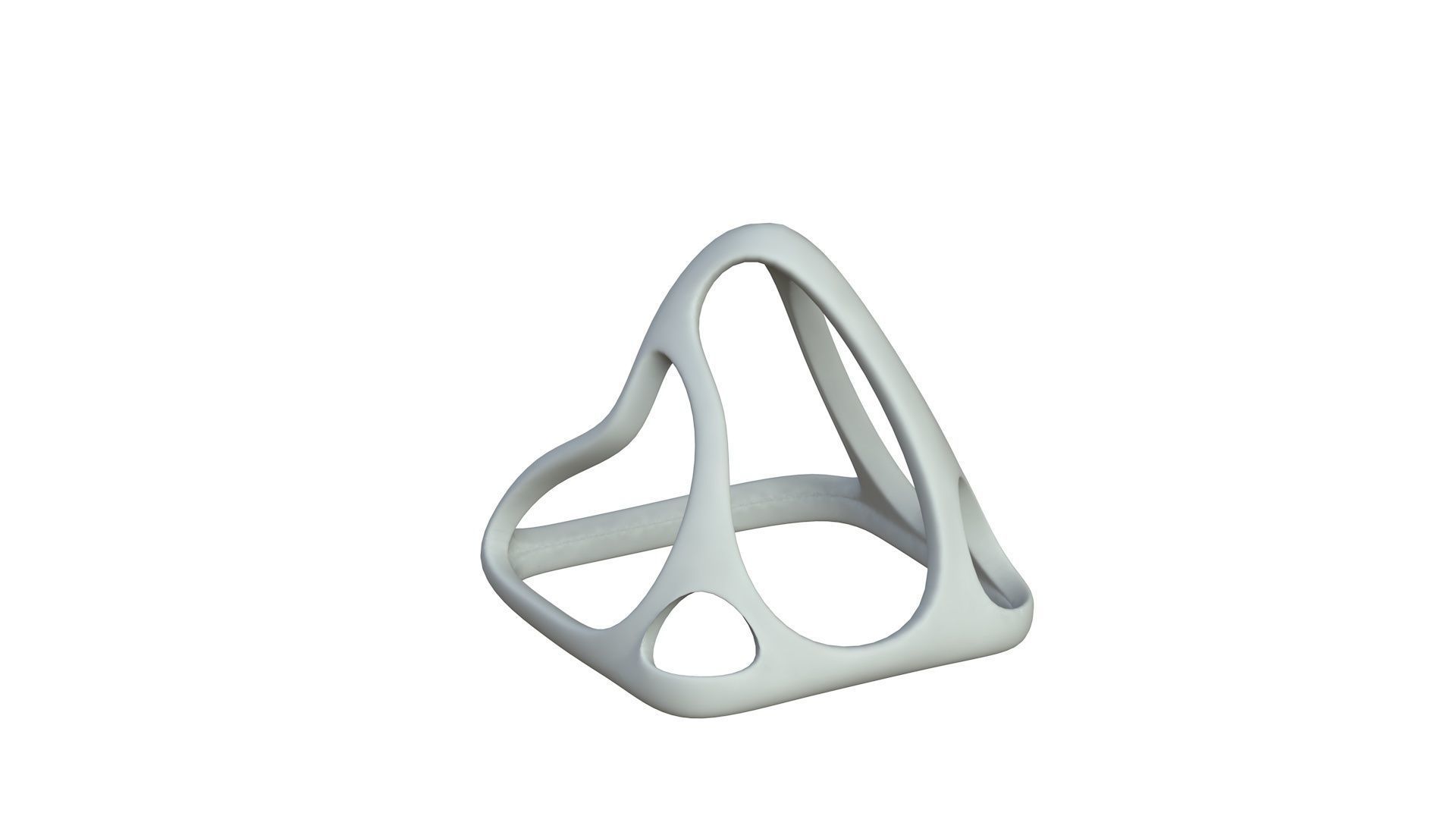 SciFi Cube Object No 57792 Low Poly Shape Low-poly 3D model_3