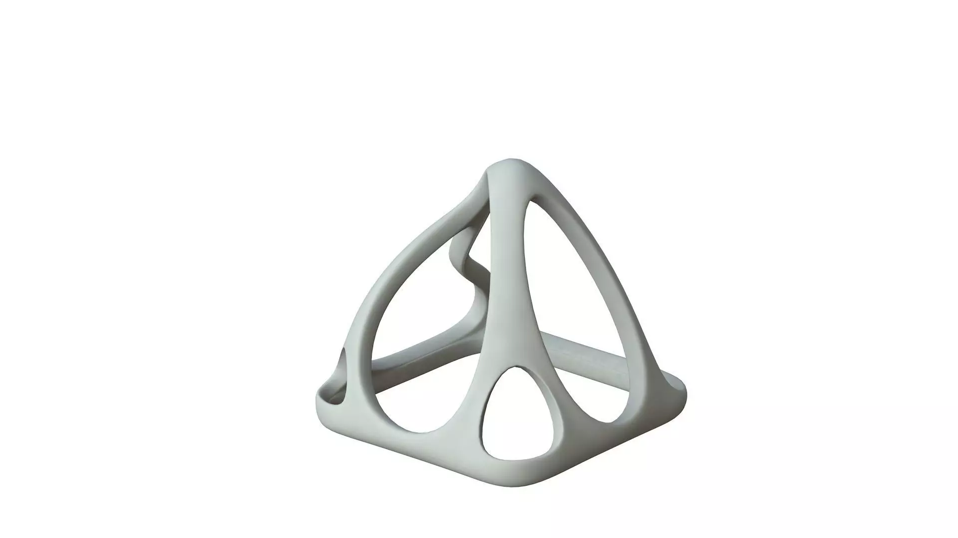 SciFi Cube Object No 57792 Low Poly Shape Low-poly 3D model_0