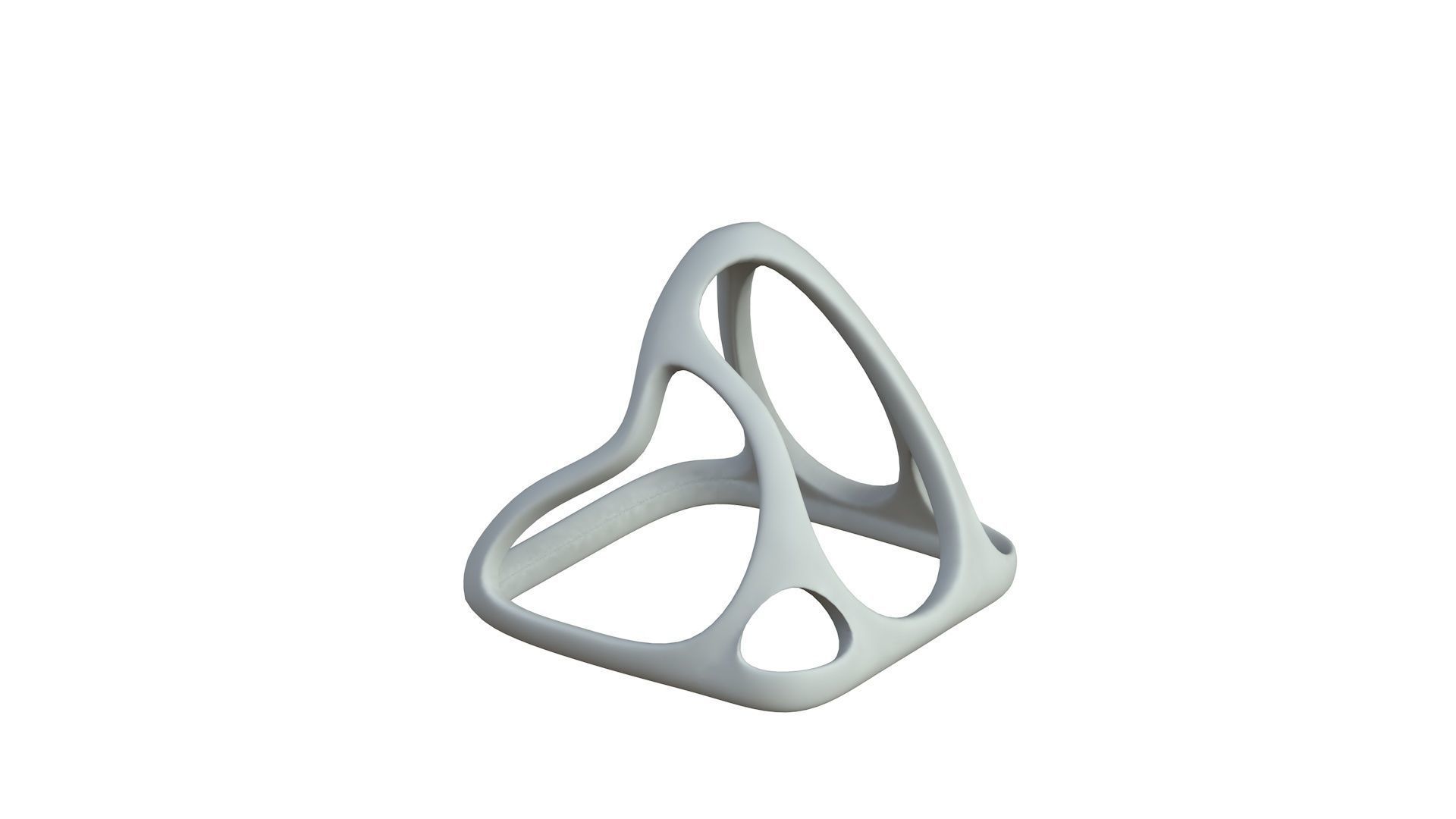 SciFi Cube Object No 57792 Low Poly Shape Low-poly 3D model_4