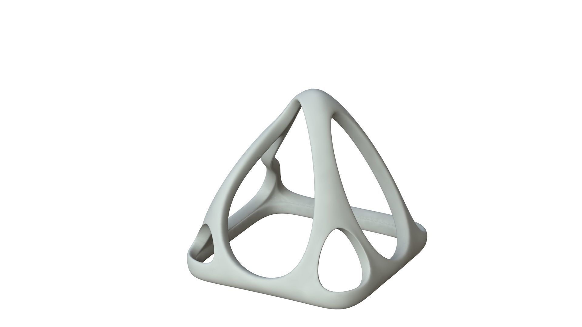 SciFi Cube Object No 57792 Low Poly Shape Low-poly 3D model_1