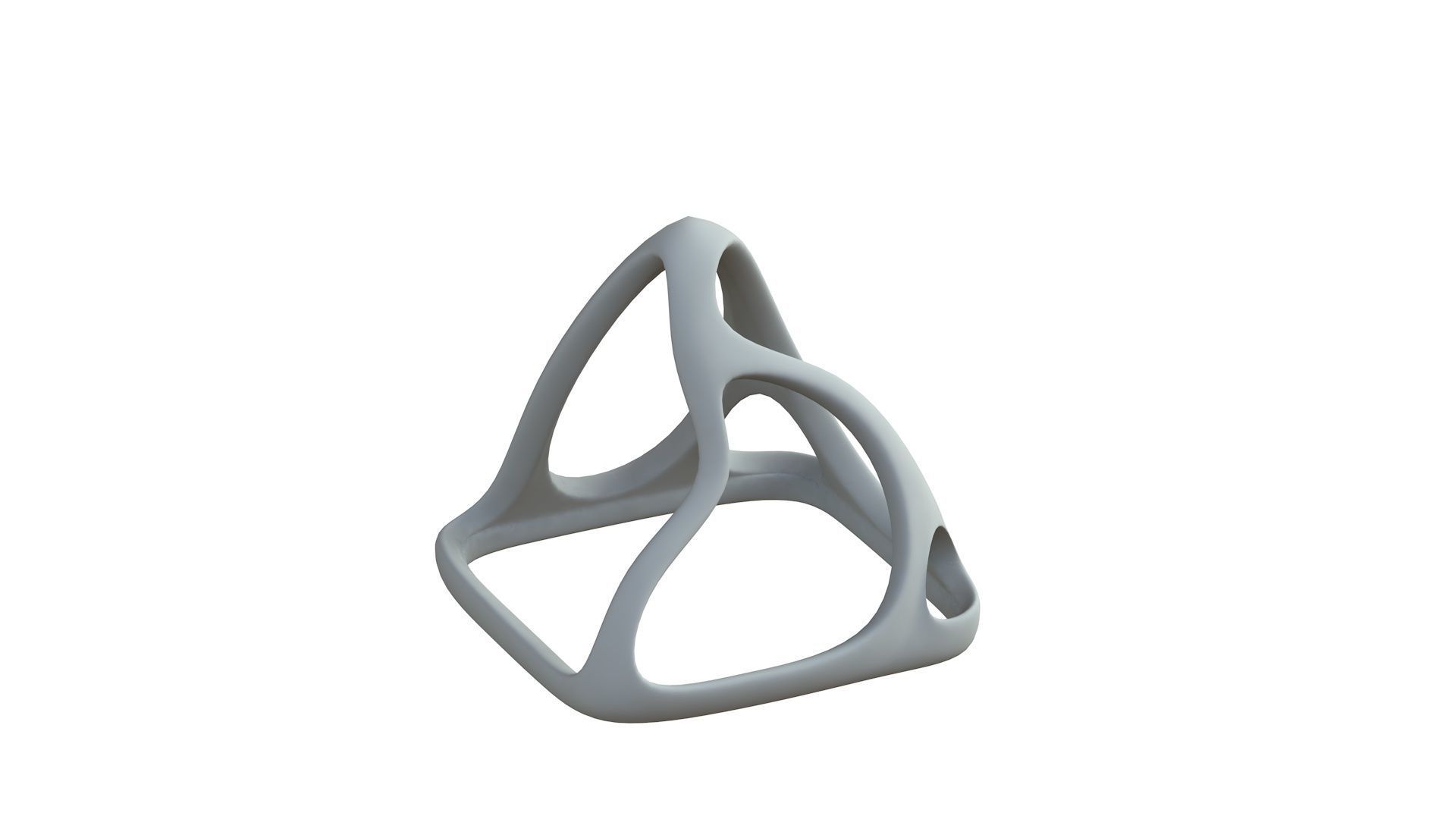 SciFi Cube Object No 57792 Low Poly Shape Low-poly 3D model_7