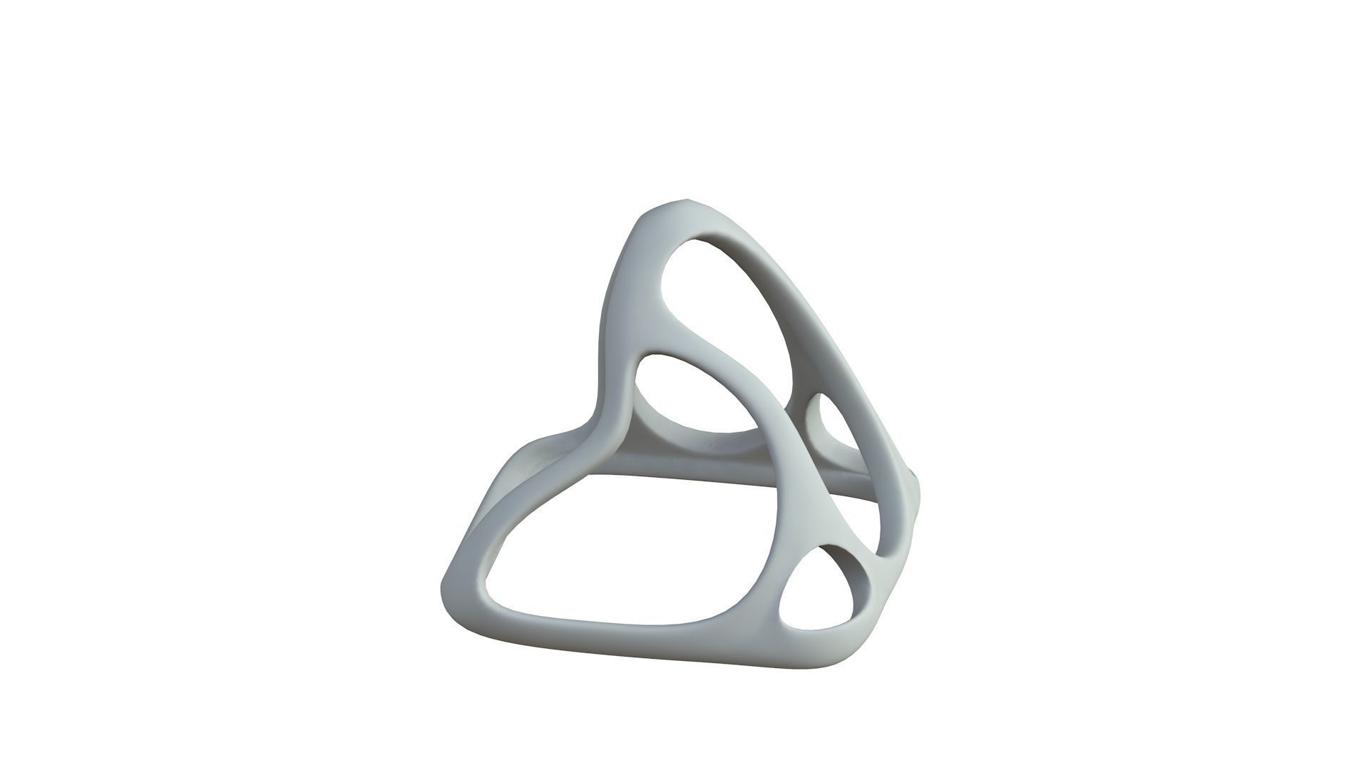 SciFi Cube Object No 57792 Low Poly Shape Low-poly 3D model_5