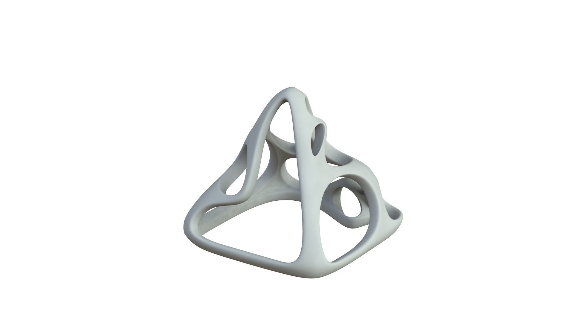 SciFi Cube Object No 57742 Low Poly Shape Low-poly 3D model_4