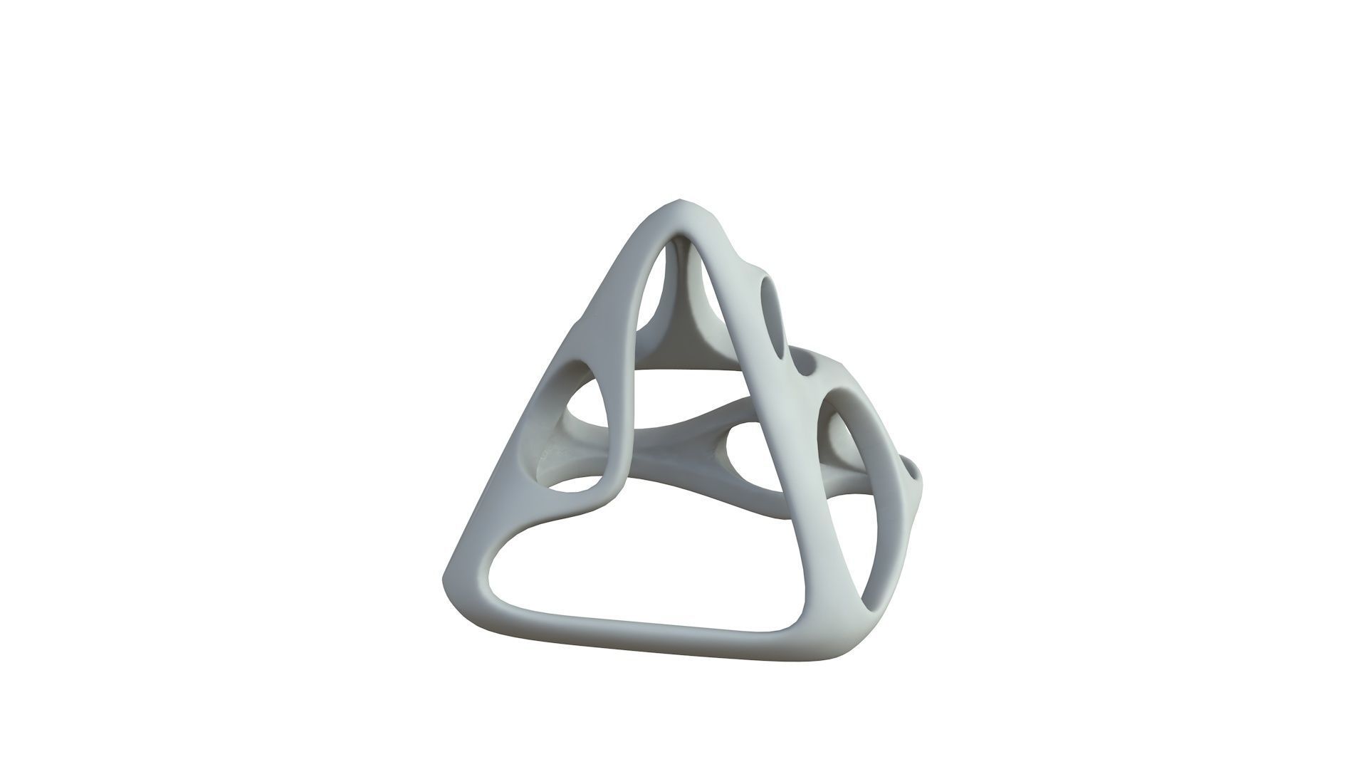 SciFi Cube Object No 57742 Low Poly Shape Low-poly 3D model_5