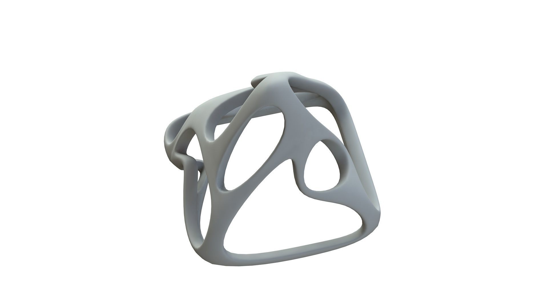 SciFi Cube Object No 57742 Low Poly Shape Low-poly 3D model_16